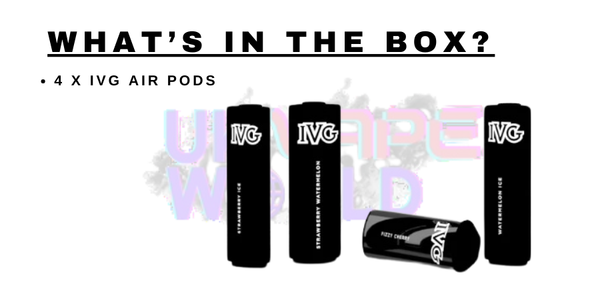 WHAT'S IN THE BOX OF IVG AIR PODS
