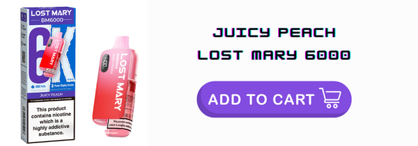 Juicy Peach Lost Mary 6K 6000