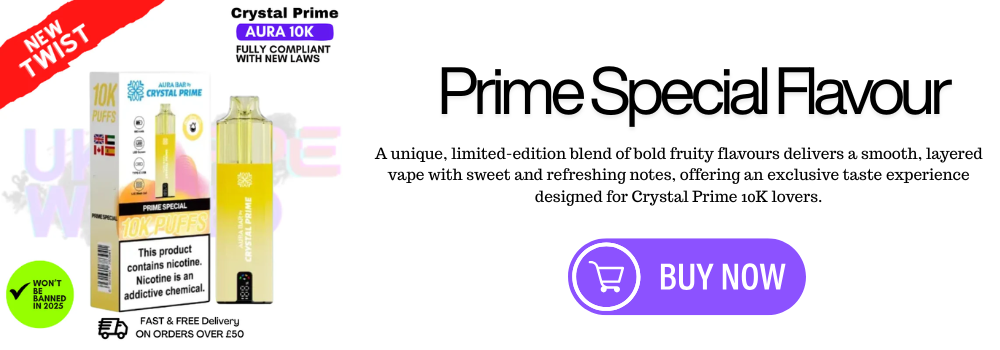 Crystal Prime 10K Aura Bar - Prime Special Flavour - Buy Now