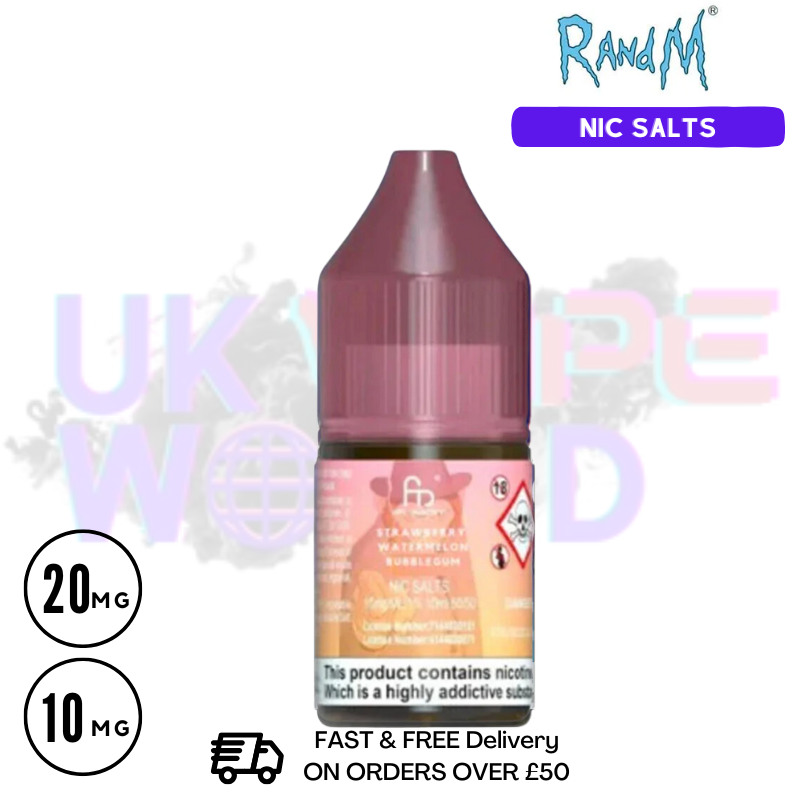 Strawberry Watermelon Bubblegum Randm Salt