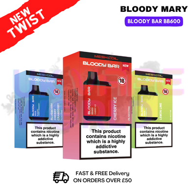 Bloody Bar BB600 600 Puff Prefilled Pod Kit - £3.39