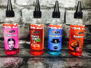 VU9 Premium 80ml Shortfill E-Juice 60/40 VG/PG