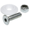 Countersunk Bolt Kit White 10pk