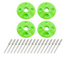 Scuff Plate Plastic 4pk Xtreme Green