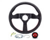 Monte Carlo 320 Steering Wheel Leather Red Stitch