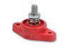 Power Distribution Block Red Single Post