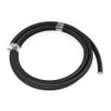 #8 Black Nylon Braided PTFE Hose  10 feet