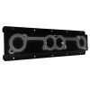 Header Rack Spreadport Flat Mount Black