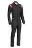 Suit Conquest Boot Cut Blk/Red Small / Medium