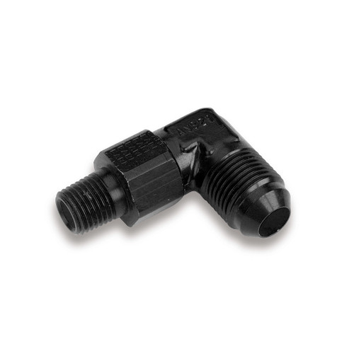 Adapter Fitting 8an Male Swvl to Male 3/8 NPT 90