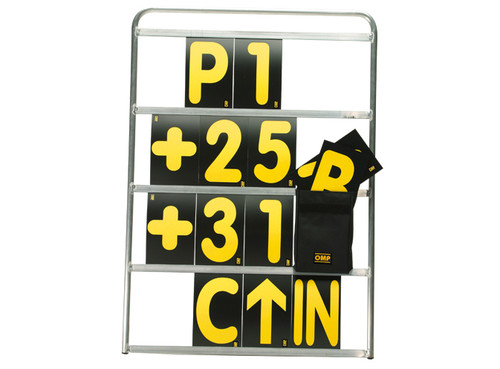 Pit Board 4 Row Alum Frame 100x72cm