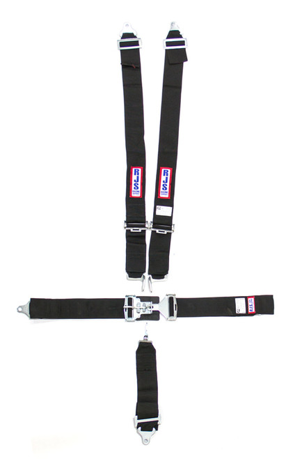 5-Pt Harness System BK Ind Bolt In Mt 3in Sub