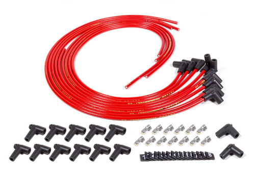 Spark Plug Wire Set 90deg Red Sprint Mag