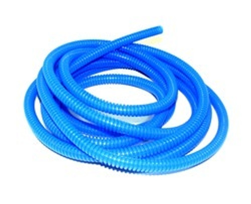 Convoluted Tubing 1/4in x 10' Blue