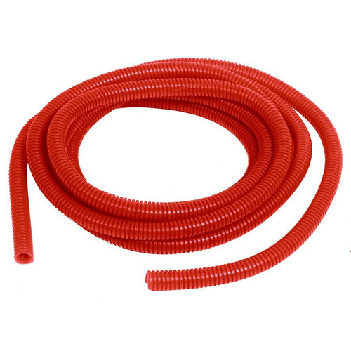 Convoluted Tubing 3/8in x 10' Red