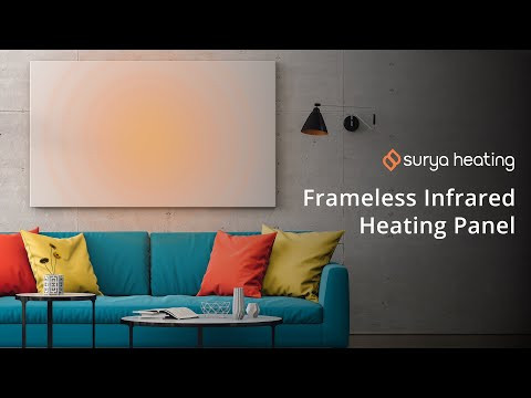 350W Premium Frameless Infrared Heating Panel1