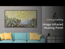 795x1195 New York Skyline Splash Picture Nexus Wi-Fi Infrared Heating Panel 900W - Electric Wall Panel Heater