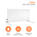 180W Portable Classic Infrared Heating Panel