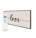 595x1195 Love Quote Nexus Wi-Fi Infrared Heating Panel 700W - Electric Wall Panel Heater