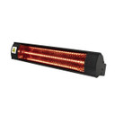 EQ Heat 2kW Wall Mounted Electric Patio Heater Black