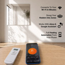 700w Mirrored Wi-Fi Infrared Heating Panel - Electric Panel Heater
