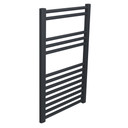 ECO-RAIL Electric Heated Towel Rail with Analogue Heating Element in Anthracite (Choice Of Size)