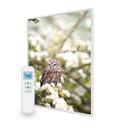 995x1195 Owl In The Spring Picture Nexus Wi-Fi Infrared Heating Panel 1200W - Electric Wall Panel Heater