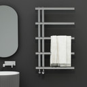 AEON VERA Electric Heated Towel Rail with Mobus Element in Gold Brushed Matt