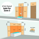 3kW Ionis Infrared Bar Heater (Black & White, Wi-Fi Option)