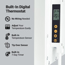 Mirrorstone 900W Prime Infrared Heating Panel With Thermostat