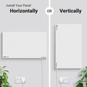 Mirrorstone 1100W Prime Infrared Heating Panel With Remote