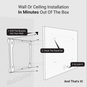 Mirrorstone 900W Pro Infrared Heating Panel With Remote
