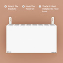 Mirrorstone 1000W Air Infrared + Convection Heating Panel With Remote