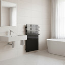 900W Quartz Glass Wi-Fi Towel Rail Infrared Heating Panel (Available in Black or White) - Electric Panel Heater