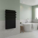 900W Quartz Glass Wi-Fi Towel Rail Infrared Heating Panel (Available in Black or White) - Electric Panel Heater
