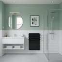 900W Quartz Glass Wi-Fi Towel Rail Infrared Heating Panel (Available in Black or White) - Electric Panel Heater