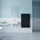 900W Quartz Glass Wi-Fi Towel Rail Infrared Heating Panel (Available in Black or White) - Electric Panel Heater