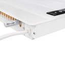 900W Quartz Glass Wi-Fi Towel Rail Infrared Heating Panel (Available in Black or White) - Electric Panel Heater