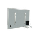 260W LED Backlit Mirrored Infrared Heating Panel - Electric Panel Heater