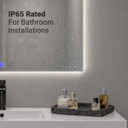 260W LED Backlit Mirrored Infrared Heating Panel - Electric Panel Heater