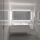 360W LED Backlit Mirrored Infrared Heating Panel - Electric Panel Heater