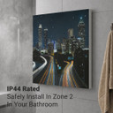 900W City Rush Picture Prime Infrared Heating Panel 1200 x 600 - Electric Wall Panel Heater