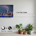900W Thunderstorm Picture Prime Infrared Heating Panel 1200 x 600 - Electric Wall Panel Heater