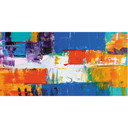 900W Abstract Paint Picture Prime Infrared Heating Panel 1200 x 600 - Electric Wall Panel Heater