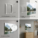 900W Swiss Chalet Picture Prime Infrared Heating Panel 1200 x 600 - Electric Wall Panel Heater