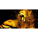 900W Roaring Lion Picture Prime Infrared Heating Panel 1200 x 600 - Electric Wall Panel Heater