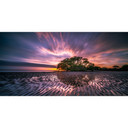 900W Washing Landscape Picture Prime Infrared Heating Panel 1200 x 600 - Electric Wall Panel Heater