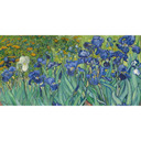 900W Irises Picture Prime Infrared Heating Panel 1200 x 600 - Electric Wall Panel Heater