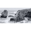 900W Stormy Shore Picture Prime Infrared Heating Panel 1200 x 600 - Electric Wall Panel Heater