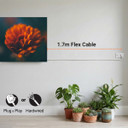 900W Flower Picture Prime Infrared Heating Panel 1200 x 600 - Electric Wall Panel Heater